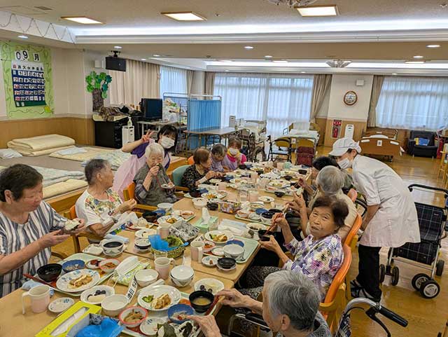 天ぷら実演